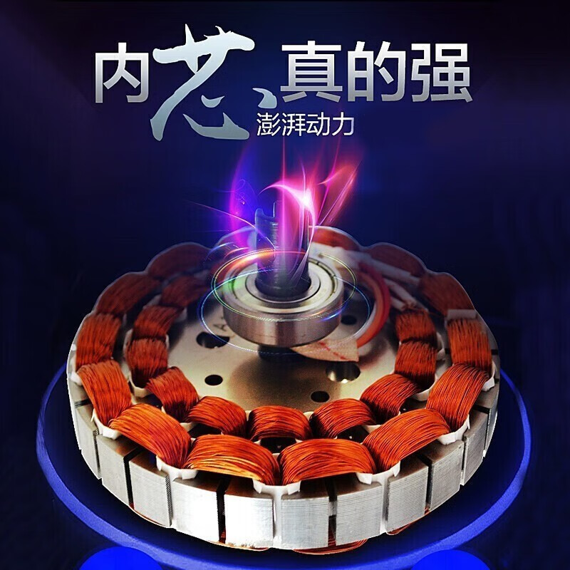 美的 吊扇FC140-BA铁叶工业风扇家用吊风扇56寸客厅宿舍吸顶电风扇 5档风速 正常风机械控制三片金属风叶双保险结构