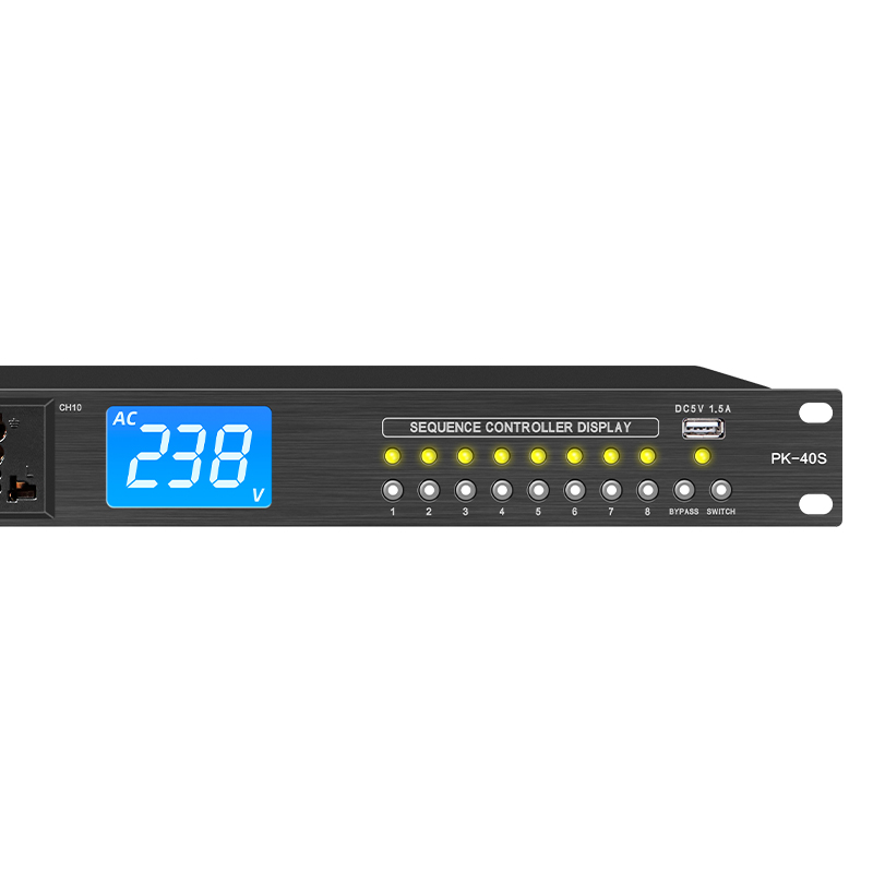 惠度(HuiDu)专业8+2路多功能电源时序器处理器 PK-40S(销售单位:台)高清大图