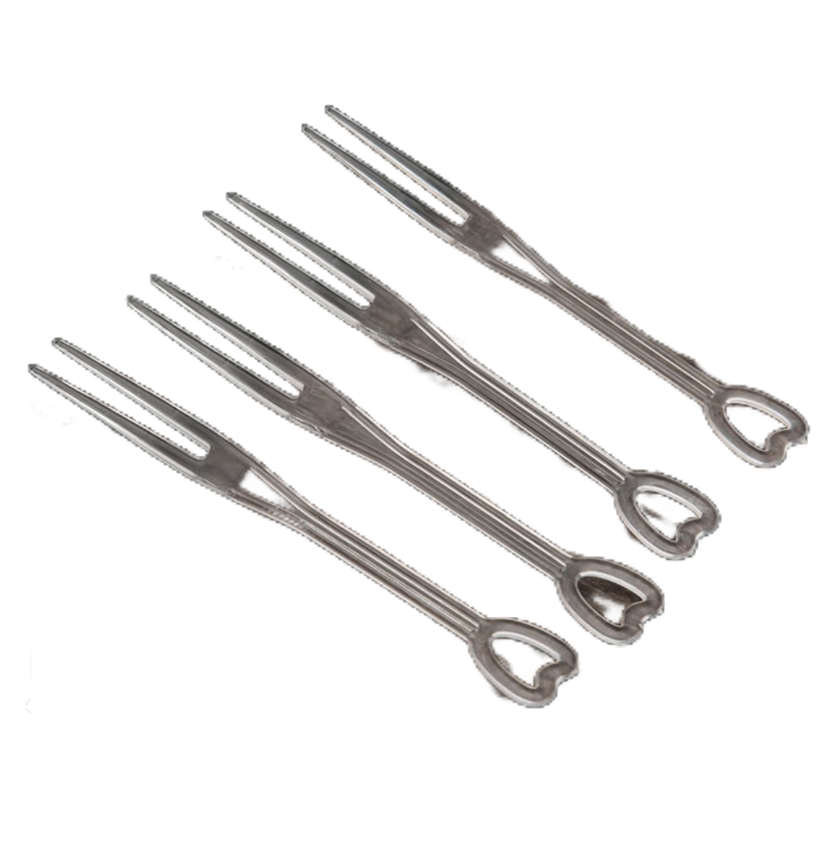 品喻/PINYU 一次性叉子 水果签 透明独立装 400支/包 一包