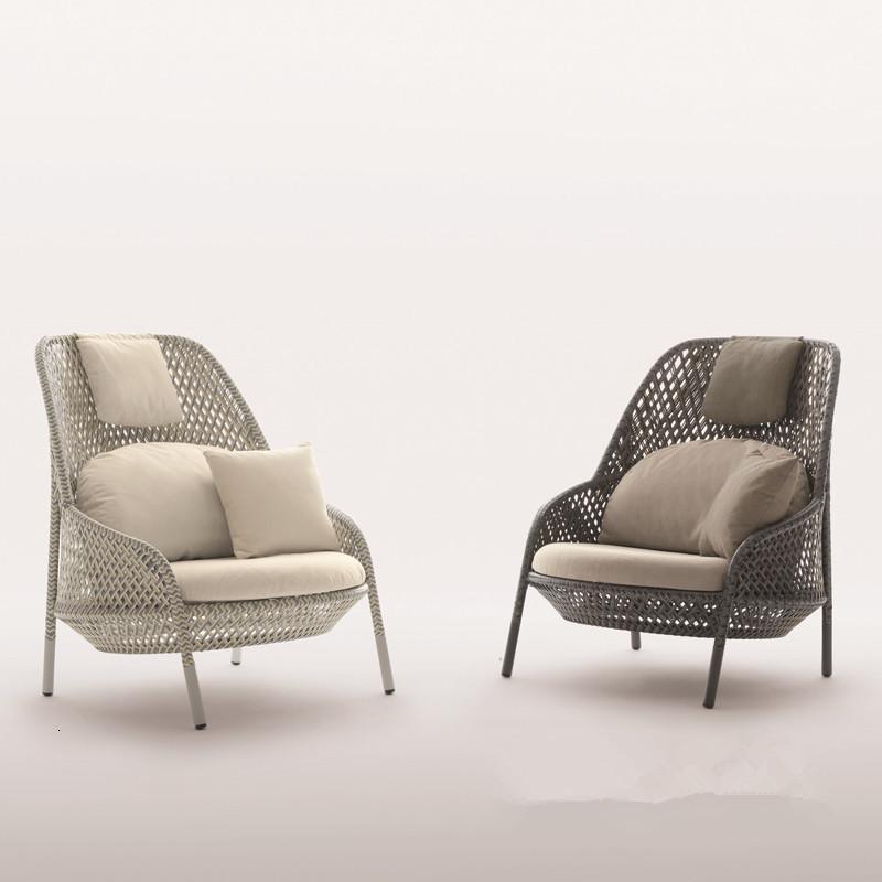 森美人户外沙发露台家具阳光房创意休闲藤沙发室外藤椅花园庭院阳台沙发高清大图