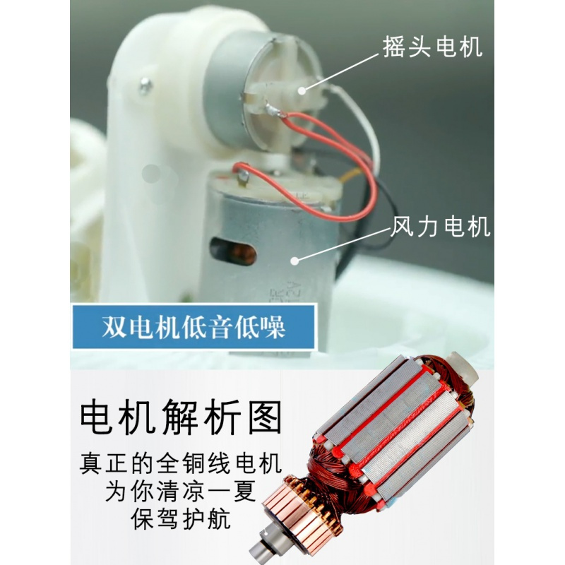 汽车车载风扇12v24v车用电风扇货车大风力强力 车内制 11寸12v强力风扇6叶双电机升级款70W黑色(带摇头+调速