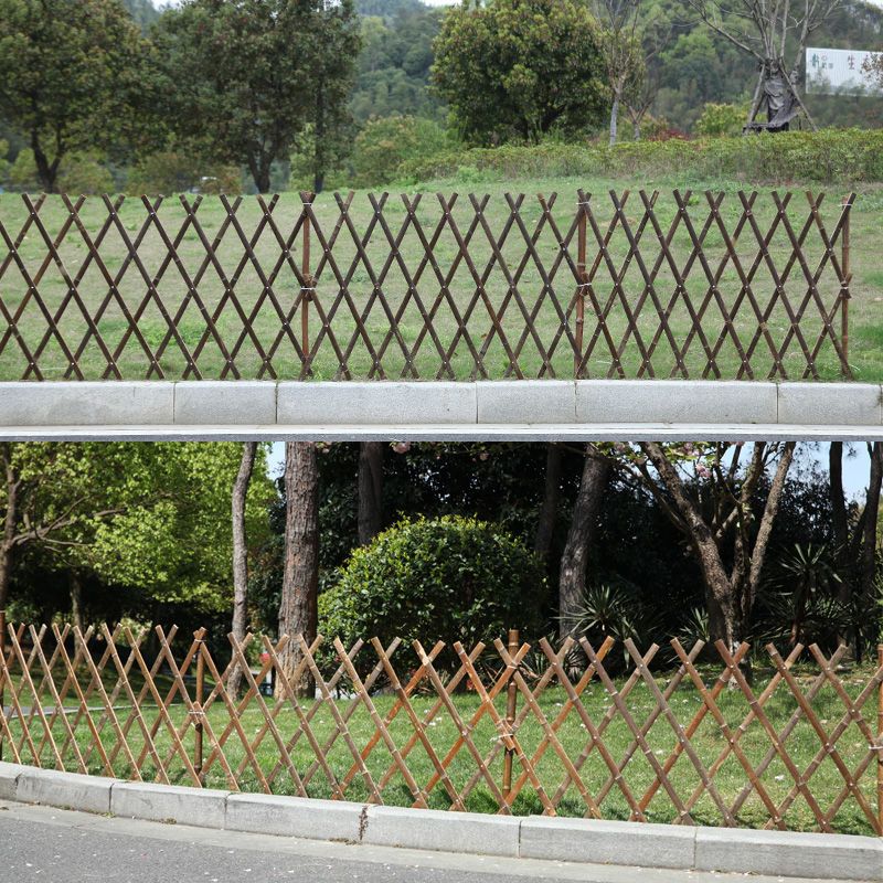 竹栅栏竹篱笆菜园花园栅栏楠竹片栅栏毛竹片篱笆户外公园围栏篱笆青竹