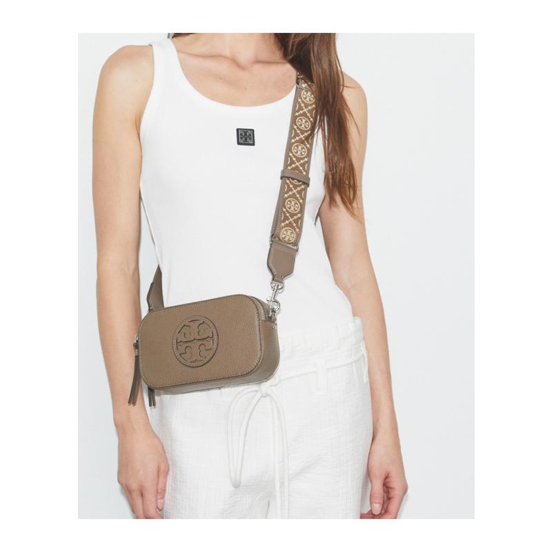 托里.伯奇(TORY BURCH)女士牛皮迷你斜挎包可调节拆卸背带多隔层
