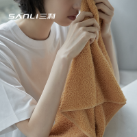 三利抗菌毛巾 纯棉柔软洗脸巾家用吸水不掉毛男女加厚面巾高毛圈匹马棉大毛巾