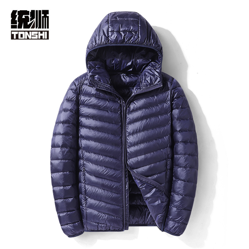 统狮连帽短款羽绒服C26 件高清大图