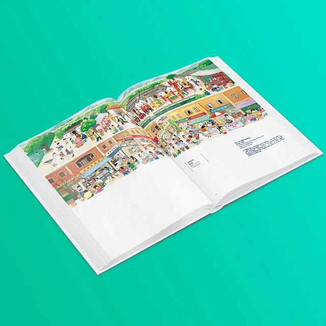 [醉染正版]Hiii Illustration国际插画作品集(第5辑) 艺术家创作过程精选作品集平面设计动漫画册艺术高清大图