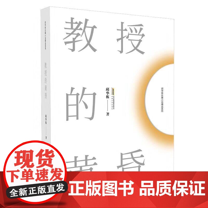 邱华栋长篇小说精品系列:教授的黄昏高清大图
