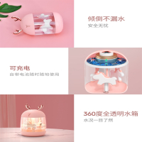 法耐(FANAI)香薰机精油香薰灯自动喷雾香薰加湿器扩香家用卧室专用熏香炉_插电款-小鹿粉香薰机加湿器夜灯三合一送香薰