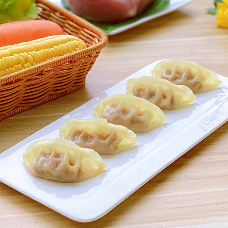 千味央厨蒸煎饺皮薄馅足白菜猪肉味1kg*1袋+玉米猪肉味1kg*1袋高清大图