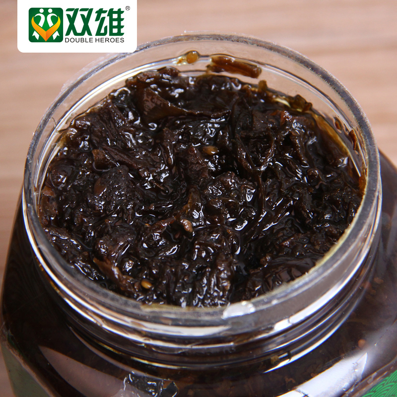 双雄橄榄菜 450g/瓶 瓶装 潮汕特产包邮 吃粥小菜下饭菜酱菜即食 1瓶