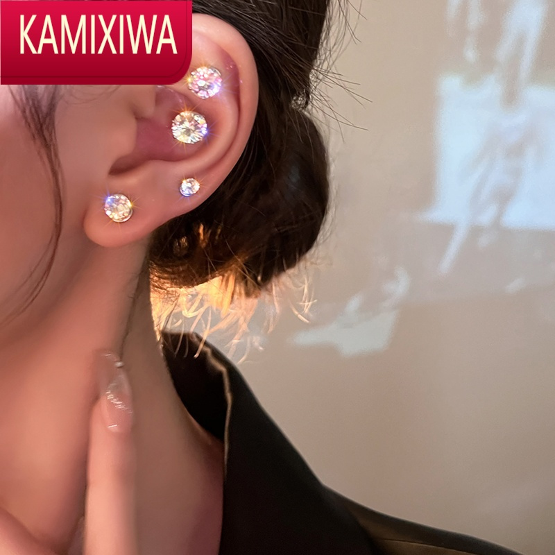 KAMIXIWA耳蜗钉无耳洞耳钉磁吸耳蜗钉女耳骨夹男耳饰耳窝钉吸铁石耳骨钉夾