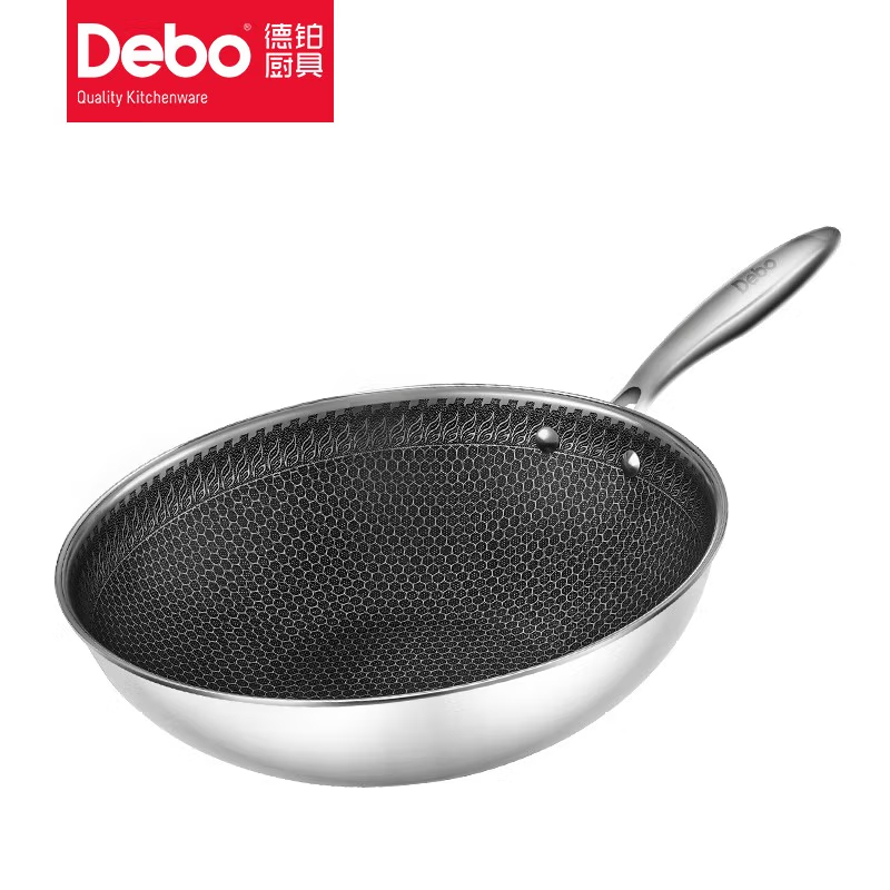 DEBO德铂 DEP-726 304不锈钢 炒锅高清大图