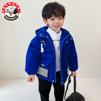 史努比(SNOOPY)儿童羽绒服加厚短款冬季新款洋气中小童纯色白鸭绒羽绒外套AF097