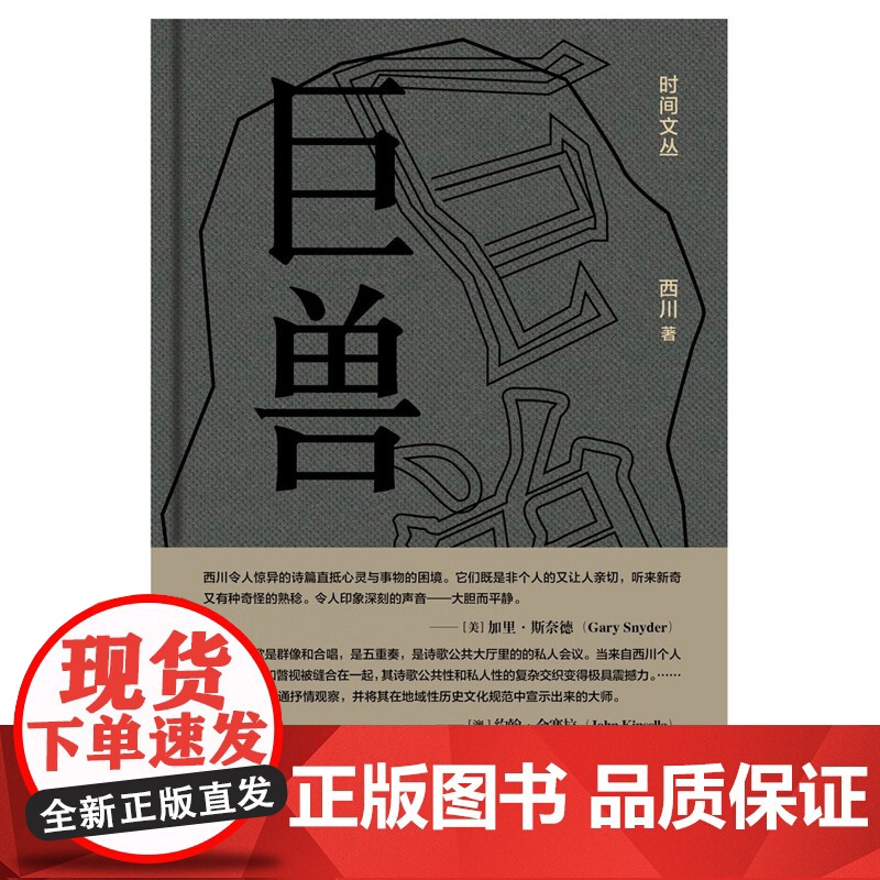 时间文丛 巨兽 西川 著 诗歌词曲高清大图
