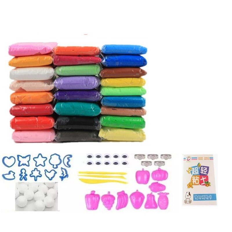 Tololo手工彩泥其他超轻粘土0克24色 36色套装彩泥太空泥橡皮泥0g纸黏土24色 0克 包 模具 价格图片品牌报价 苏宁易购芜湖诺派母婴专营店