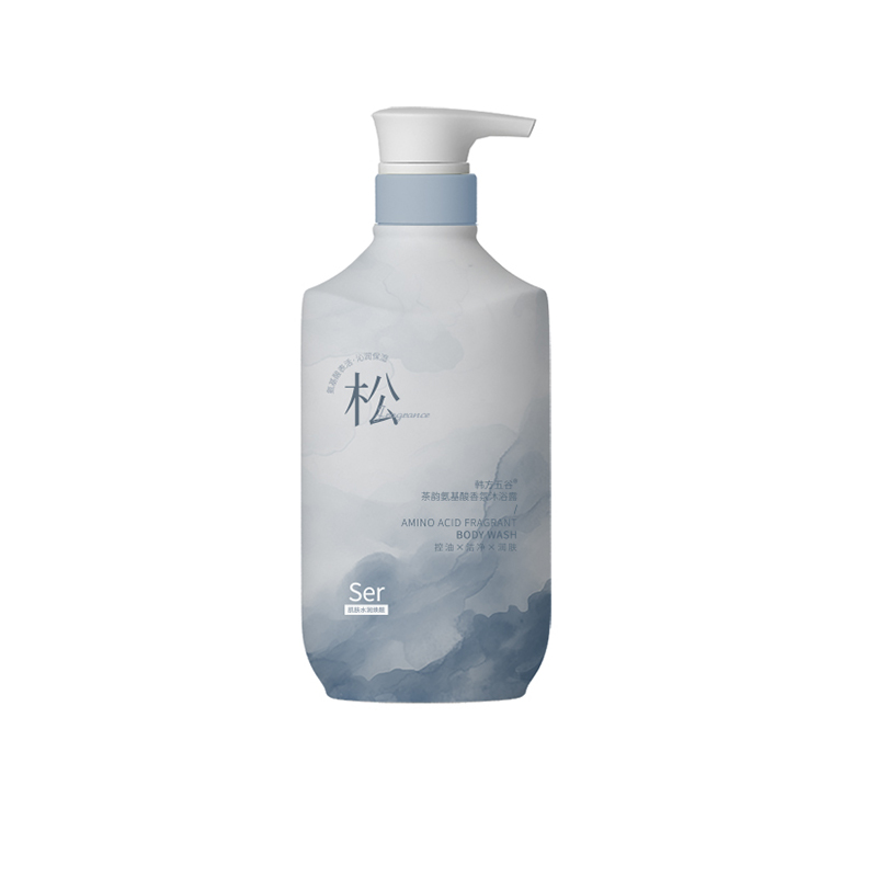 韩方五谷 茶韵氨基酸香氛沐浴露800ml(松)高清大图