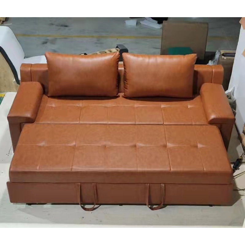 匡大 办公沙发 皮艺沙发 办公室折叠午休沙发 西皮 三人位 KDT899高清大图