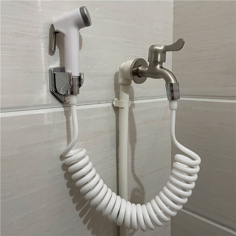 冲水喷头家用水龙头带喷枪阿斯卡利增压马桶卫生间阳台厕所冲水器参数