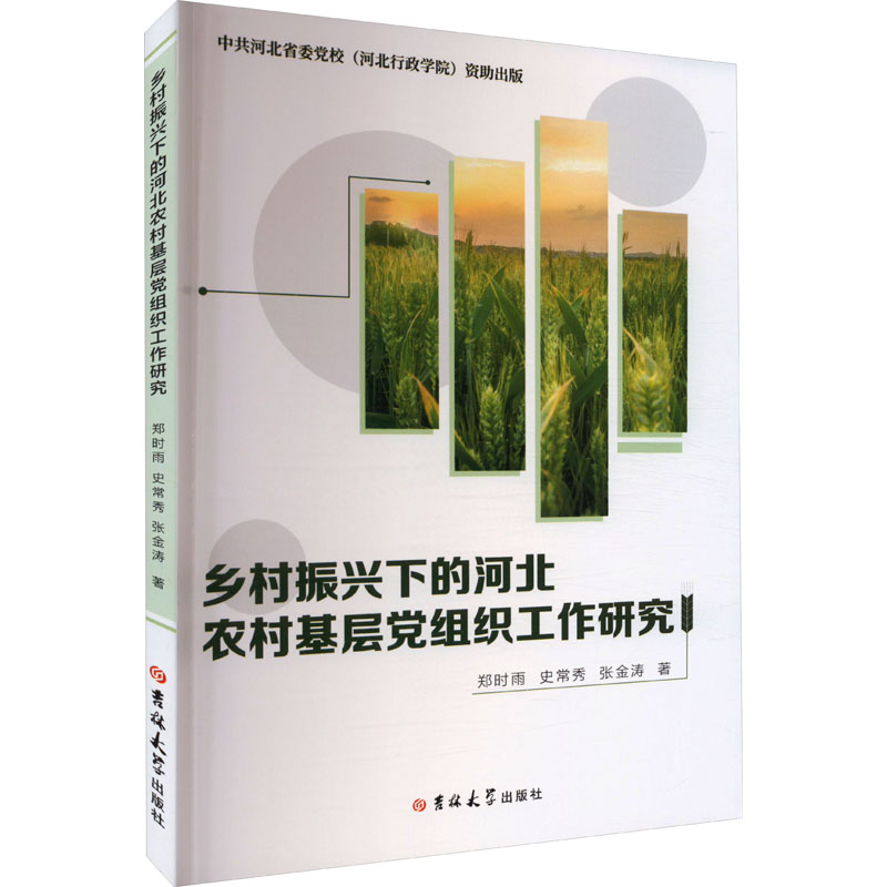 [M]乡村振兴下的河北农村基层党组织工作研究-9787576804553高清大图