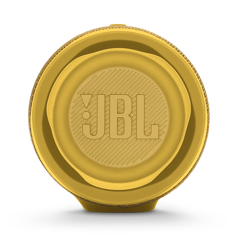 JBL Charge4 音乐冲击波4 蓝牙小音箱 便携迷你音响 低音炮 防水设计 支持多台串联 黄色高清大图