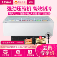 海尔（Haier）SC/SD-828CXU9 579升冷柜卧式商用大冷冻冰柜 深冷速冻雪柜岛柜