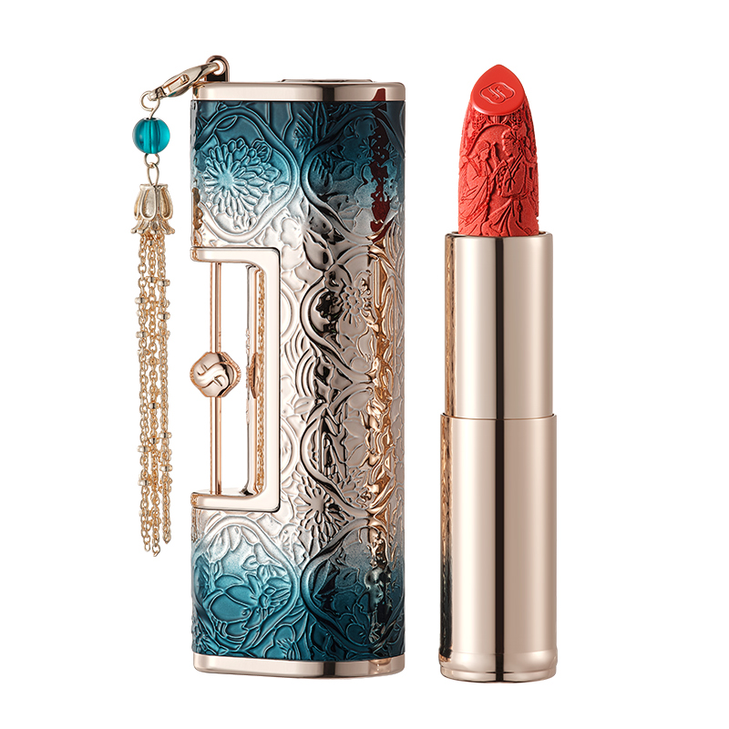 花西子 常规版-C1311一心一意 花露凝色同心锁口红 3.8g