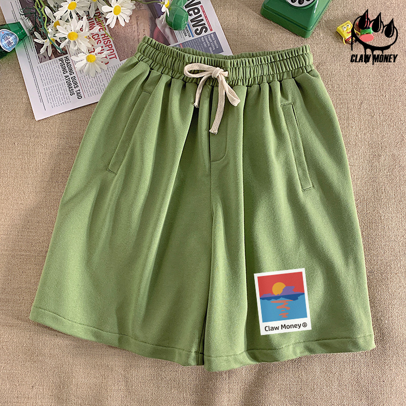 Claw money夏季宽松运动短裤男2022五分卫裤学生百搭休闲中裤