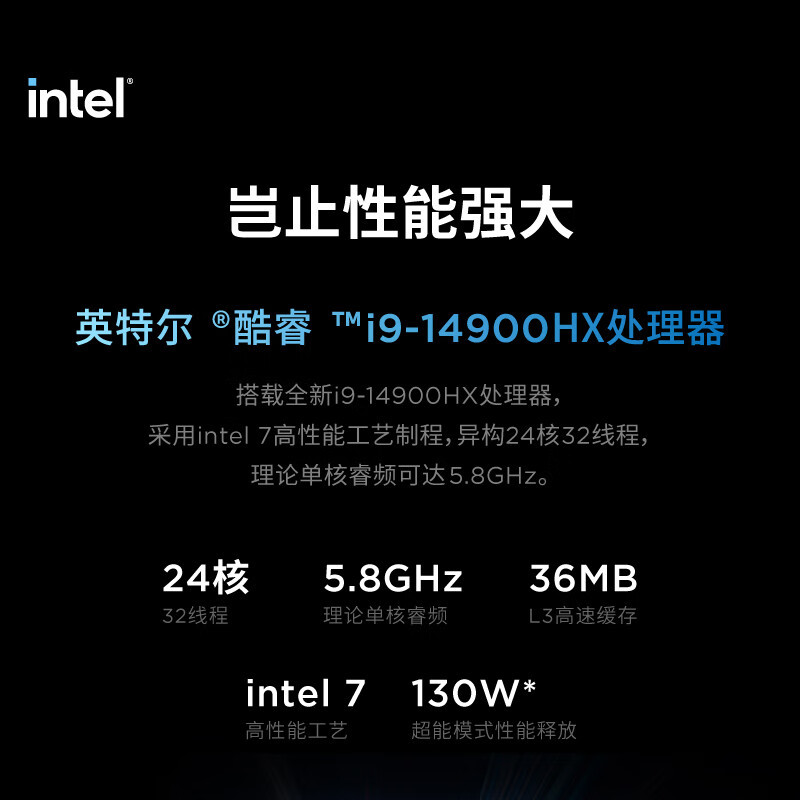 联想(Lenovo)拯救者Y7000P 2025 16英寸游戏本笔记本电脑 定制(I9-14900HX 64G 1TB RTX5070 2.5k 240Hz)钛晶黑高清大图