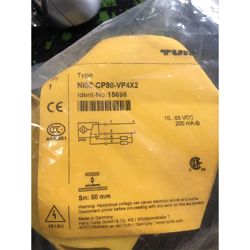 图尔克TURCK接近开关,电感式传感器NI50-CP80-VP4X2