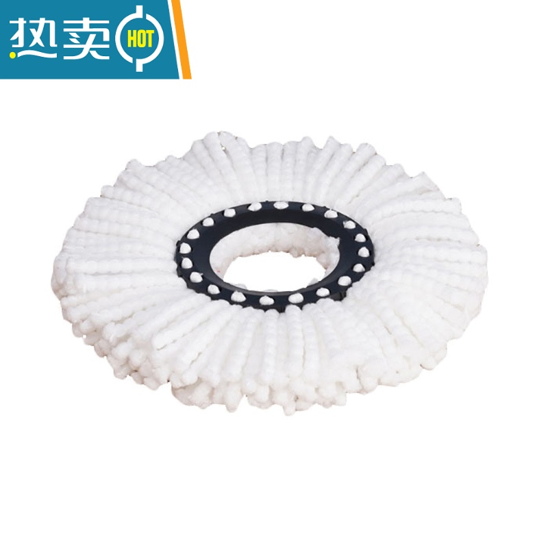 敬平8个装旋转拖把头 纤维拖布头拖把桶的配件替换布墩布头通用替换头高清大图