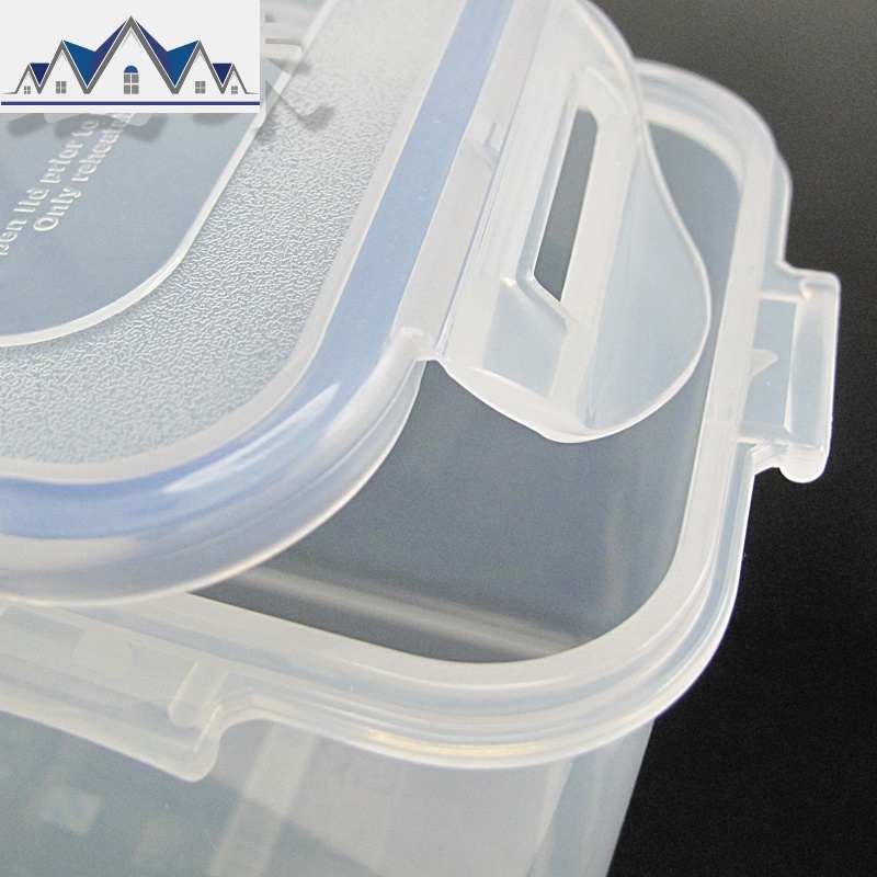 分隔塑料饭盒便当盒微波炉分格保鲜盒密封盒长方形收纳盒_13_444高清大图