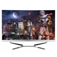 铭能 24英寸曲面一体机电脑窄边框 十代i5-10400F/GTX1650独显/16G内存/480G固态 家用办公一体机游戏学生台式一体机电脑台式机电脑一体机 内置音箱无线WIFI