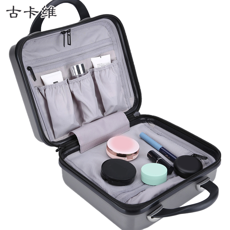 古卡维 子母登机箱 黑色18寸拉链款2001TA高清大图