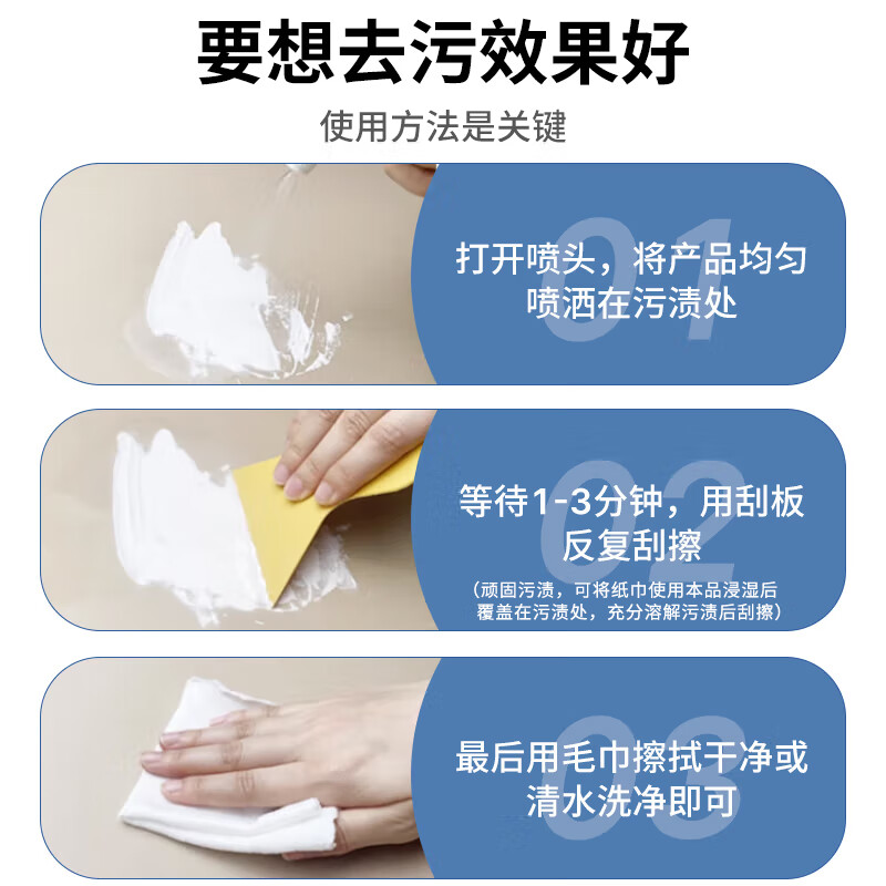 巨奇保洁清洁剂地瓷砖去黄去污乳胶漆专用清洗神器水泥腻子粉2848高清大图