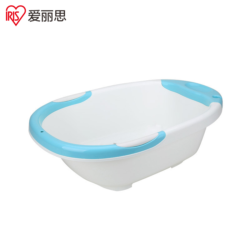 爱丽思IRIS 宝宝浴盆加厚耐摔洗澡盆 宝宝防滑澡盆 57AC 蓝色