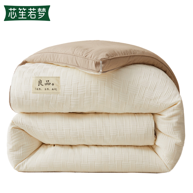 芯笙若梦 被子 春秋被6斤 180*220cm 床高清大图