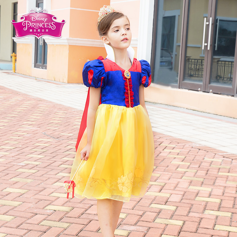 Disney迪士尼白雪公主裙连衣裙礼服公主蓬蓬裙节日礼服儿童演出服