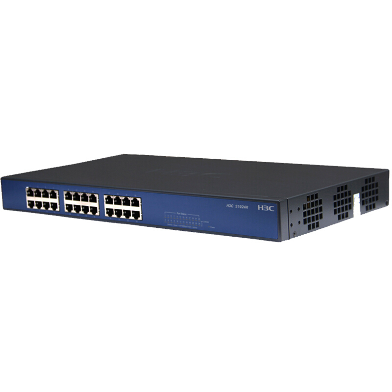 华三(H3C)S1024-CN 24口百兆桌面式快速以太网交换机 即插即用