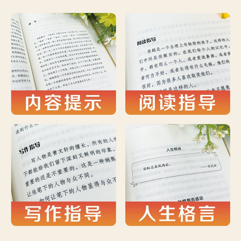 [全5册]青铜葵花+草房子+小英雄+细菌+宝葫芦 [正版]草房子曹文轩原著完整版 获奖文学作品书籍 四年级下册至五六阅读