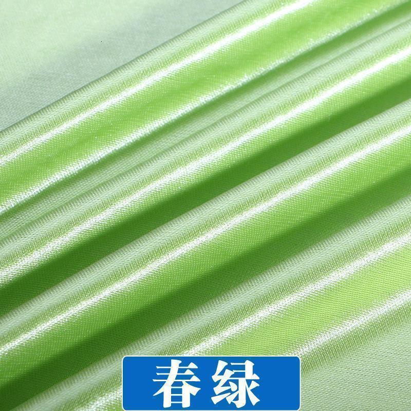 家柏饰(CORATED)冰丝布料 珠光窗帘舞台纱幔红绸布装饰背景布置婚庆布幔 冰绸布料 20号春绿 默认尺寸