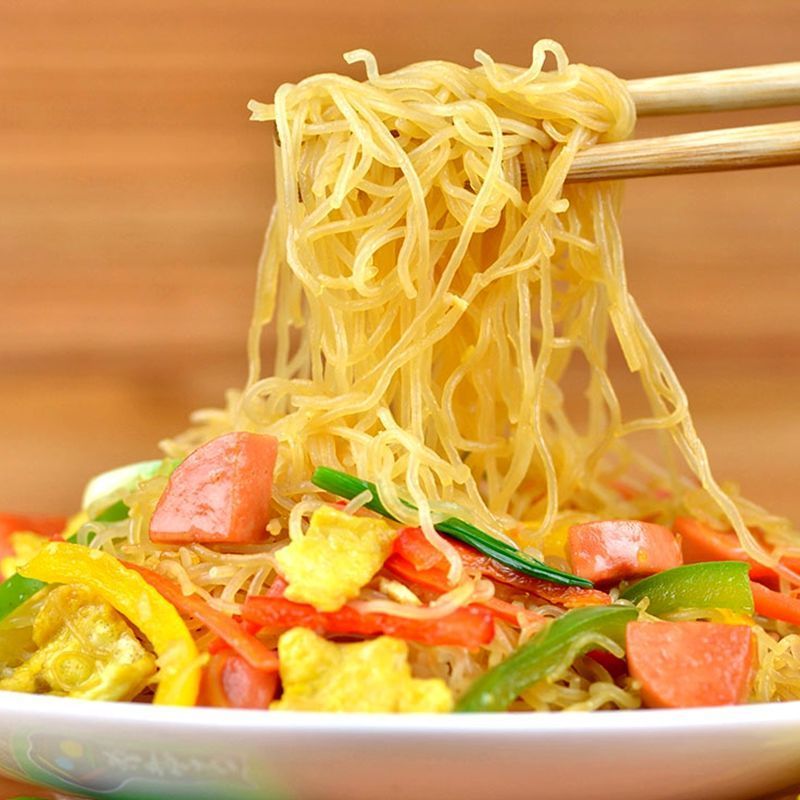 李喵喵客家特产雁球米粉广东炒米粉东莞炒米粉汤粉米线新竹米粉新品