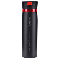 乐扣乐扣(locklock)可抽式拎环保温杯 450ml黑色LHC4155BLK