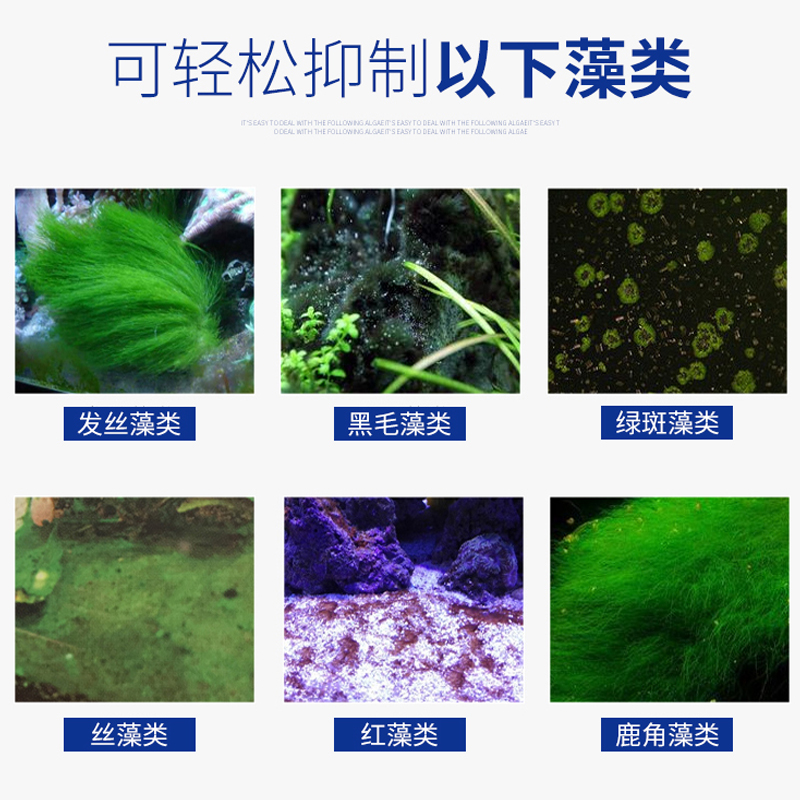 鱼缸除苔剂水质清澈剂观赏鱼净化液体除苔剂非药水净水剂高清大图