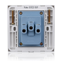 美的（Midea）86型开关插座面板 E03雅白系列 阻燃PC材质 其他带开关插座套餐