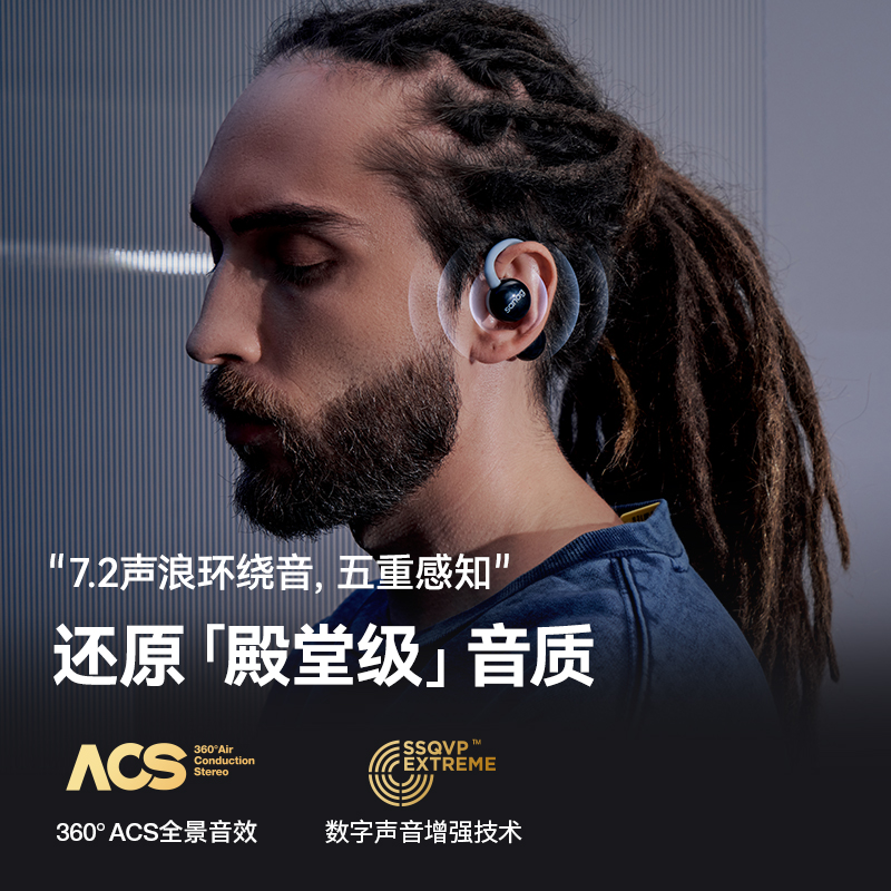 sanag塞那Z61骨传导蓝牙耳机挂耳式无线不入耳运动型跑步开放式悬浮高清大图