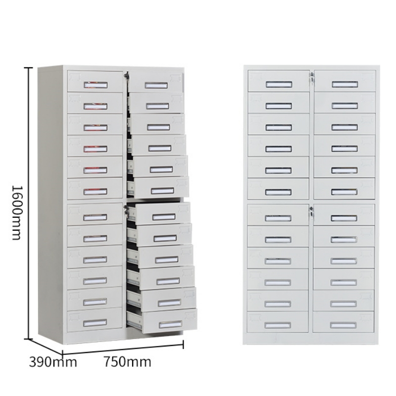 芙首泰文件收纳柜24斗750*390*1600mm台高清大图