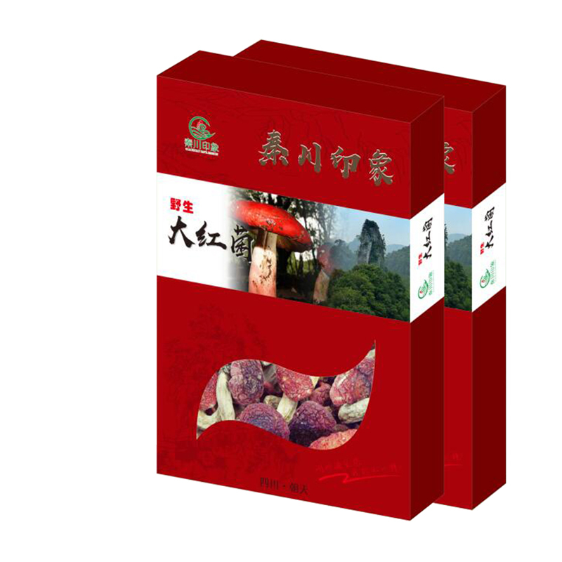 大红菌 野生菌菇农家特产 礼盒大红菌250克