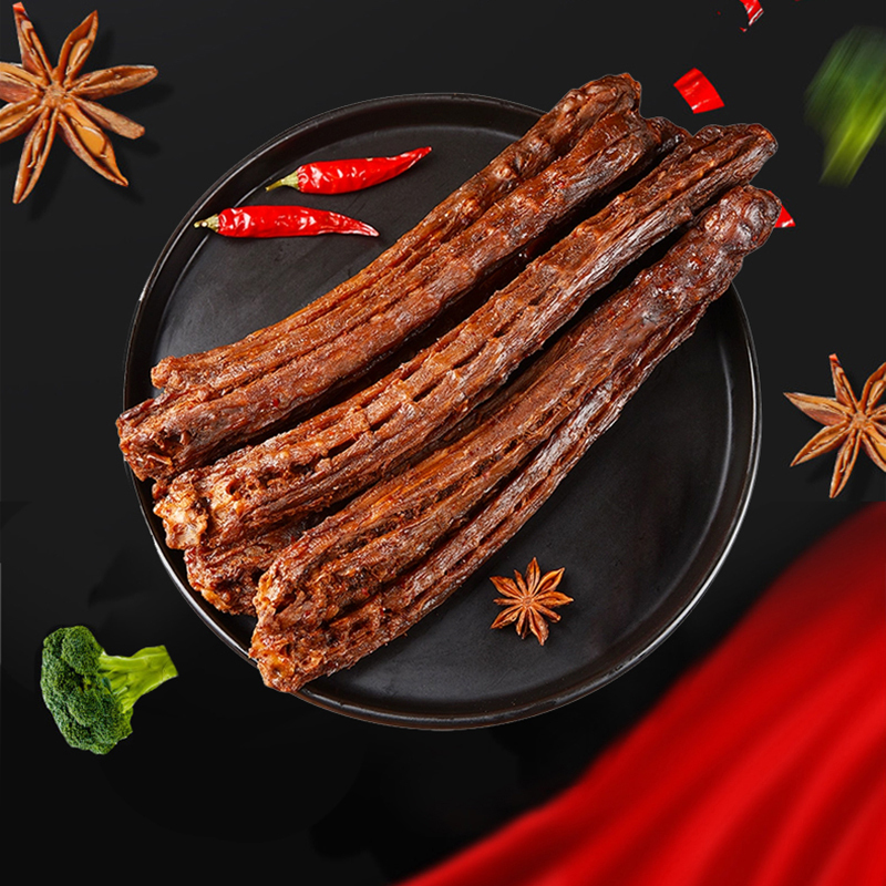 三只松鼠风干鸭脖15cm长鸭脖一根香辣鸭脖风干鸭脖60g*2袋