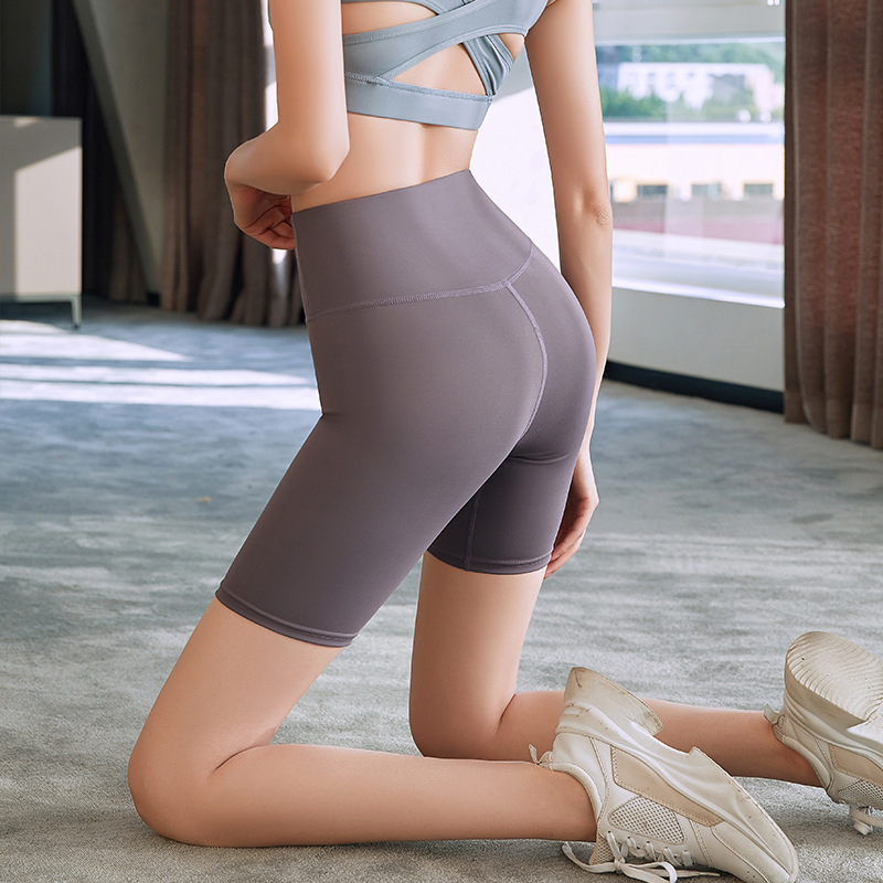 班蒂纳健身速干跑步短裤女夏防走光百搭松紧紧身裸感运动服休闲裤MT5FK