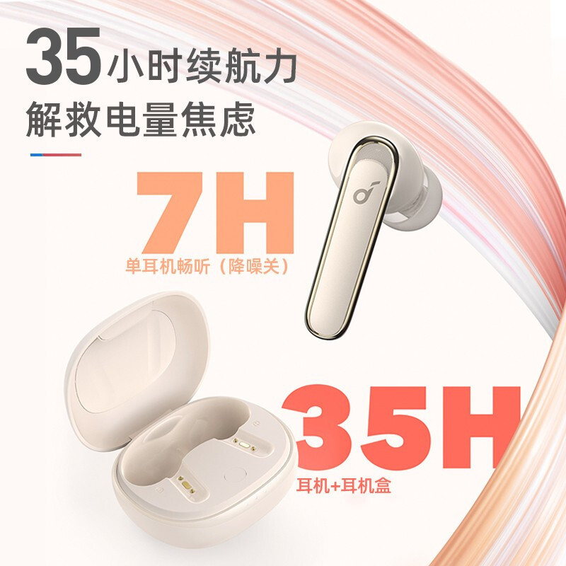 声阔 Soundcore 超能小彩蛋 Life P3主动降噪真无线TWS 入耳式蓝牙耳机适用苹果/华为/小米星晖蓝